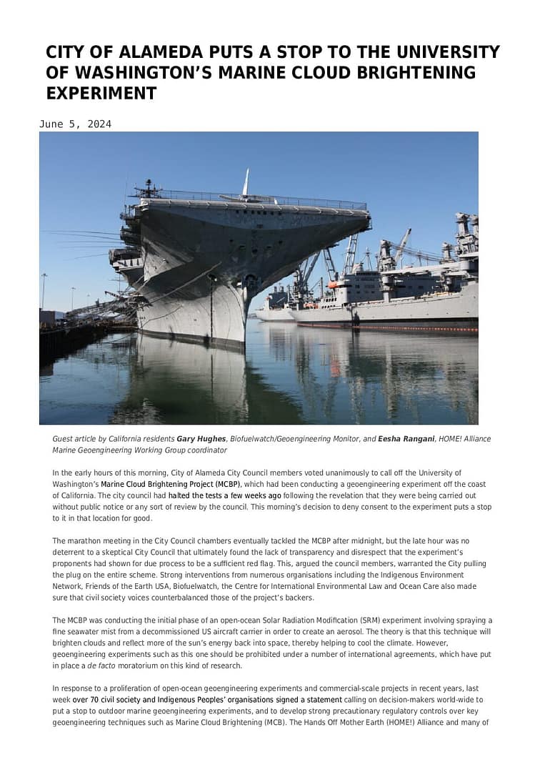 2024Jun5 - HOME+GeoMon+BFW on Alameda experiment